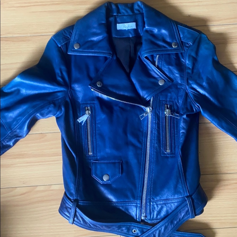 Parker leather jacket